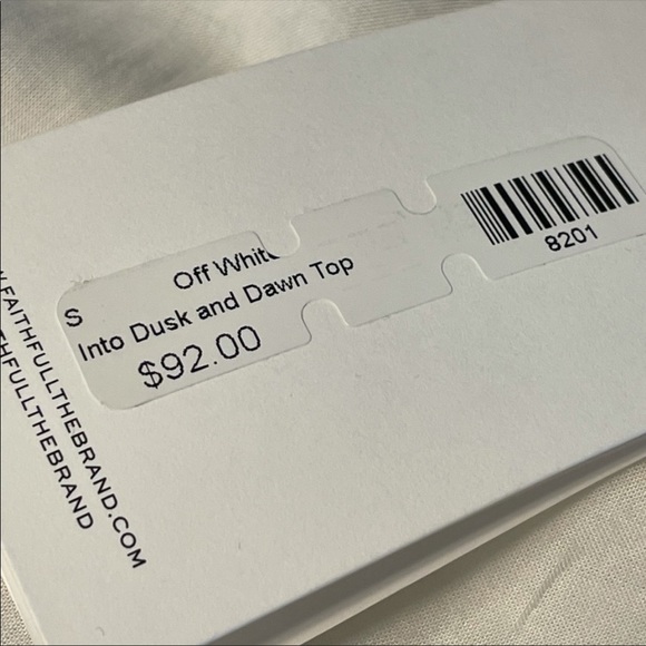 White Faithfull Top - Picture 4 of 5